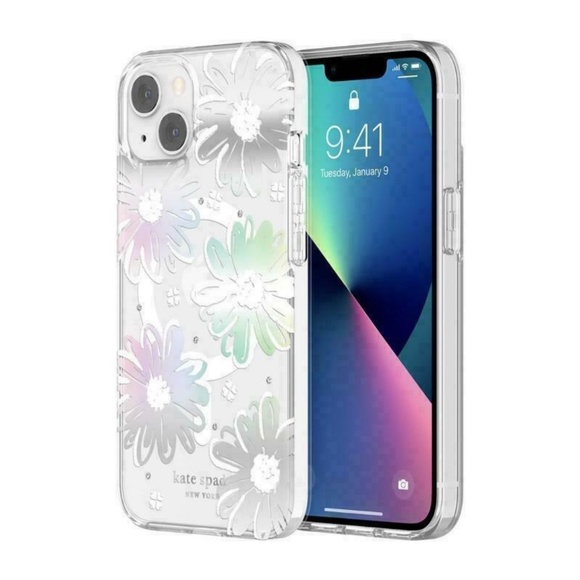 kate spade Other - NEW Kate Spade iPhone 13 Protective Hardshell Case w/ MagSafe Daisy Iridescent
